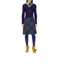Foulard Highgrove Autumn en soie - Multicolor