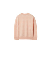 Pull en laine mélangée à motif check - Coral Rose