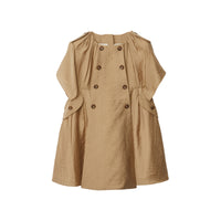 Robe trench en crêpe - Archive Beige