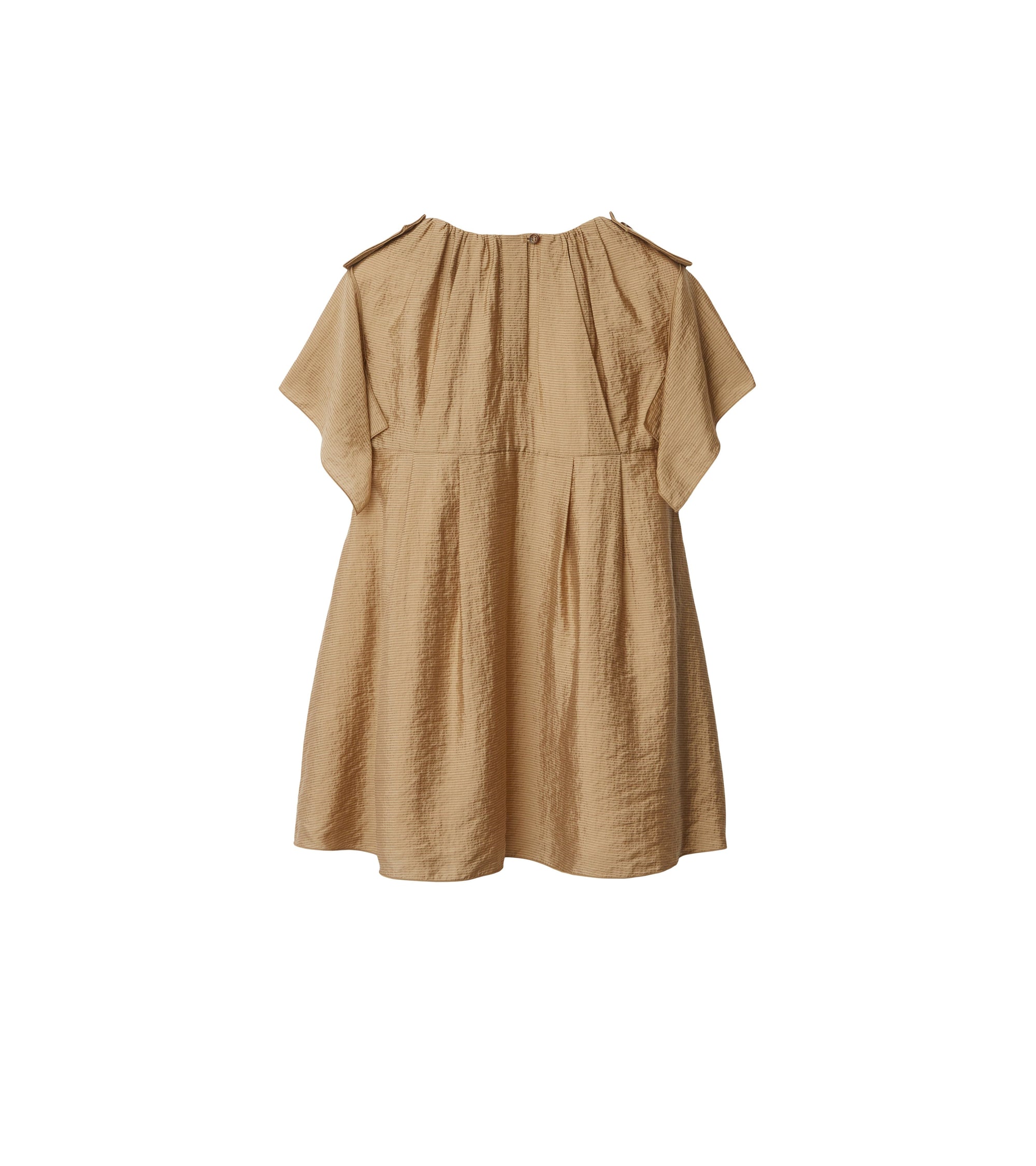 Robe trench en crêpe - Archive Beige