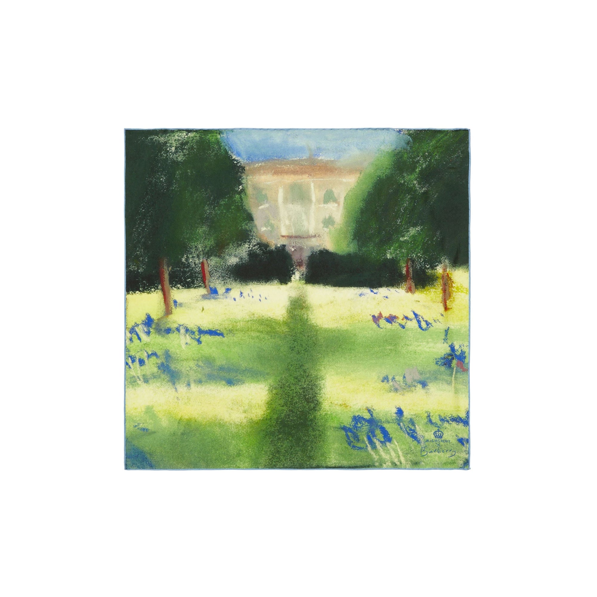 Foulard Highgrove Summer en soie - Multicolor