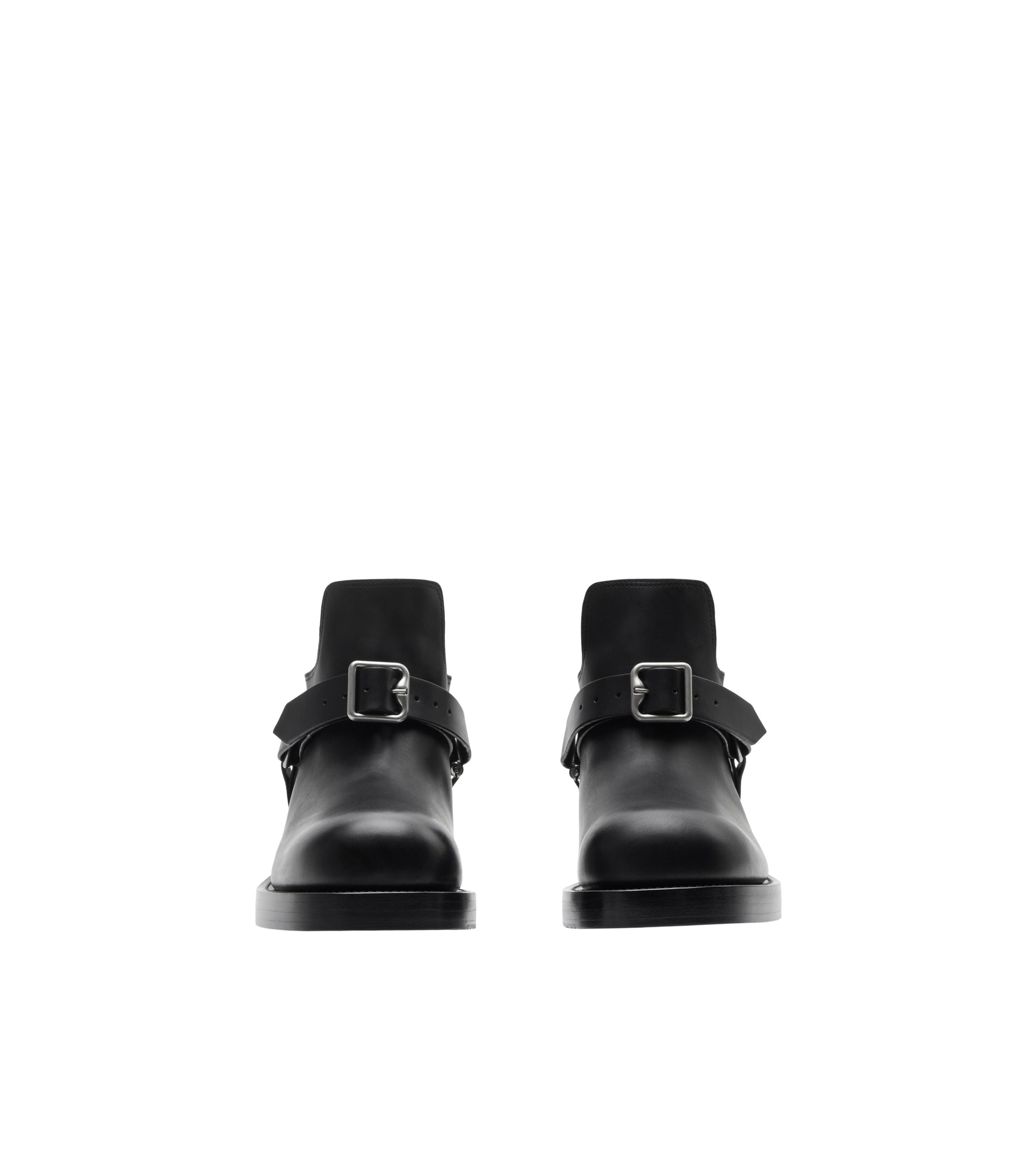 Bottines Saddle en cuir - Black