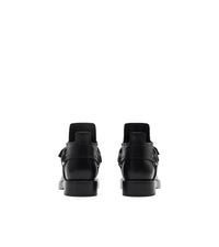 Bottines Saddle en cuir - Black