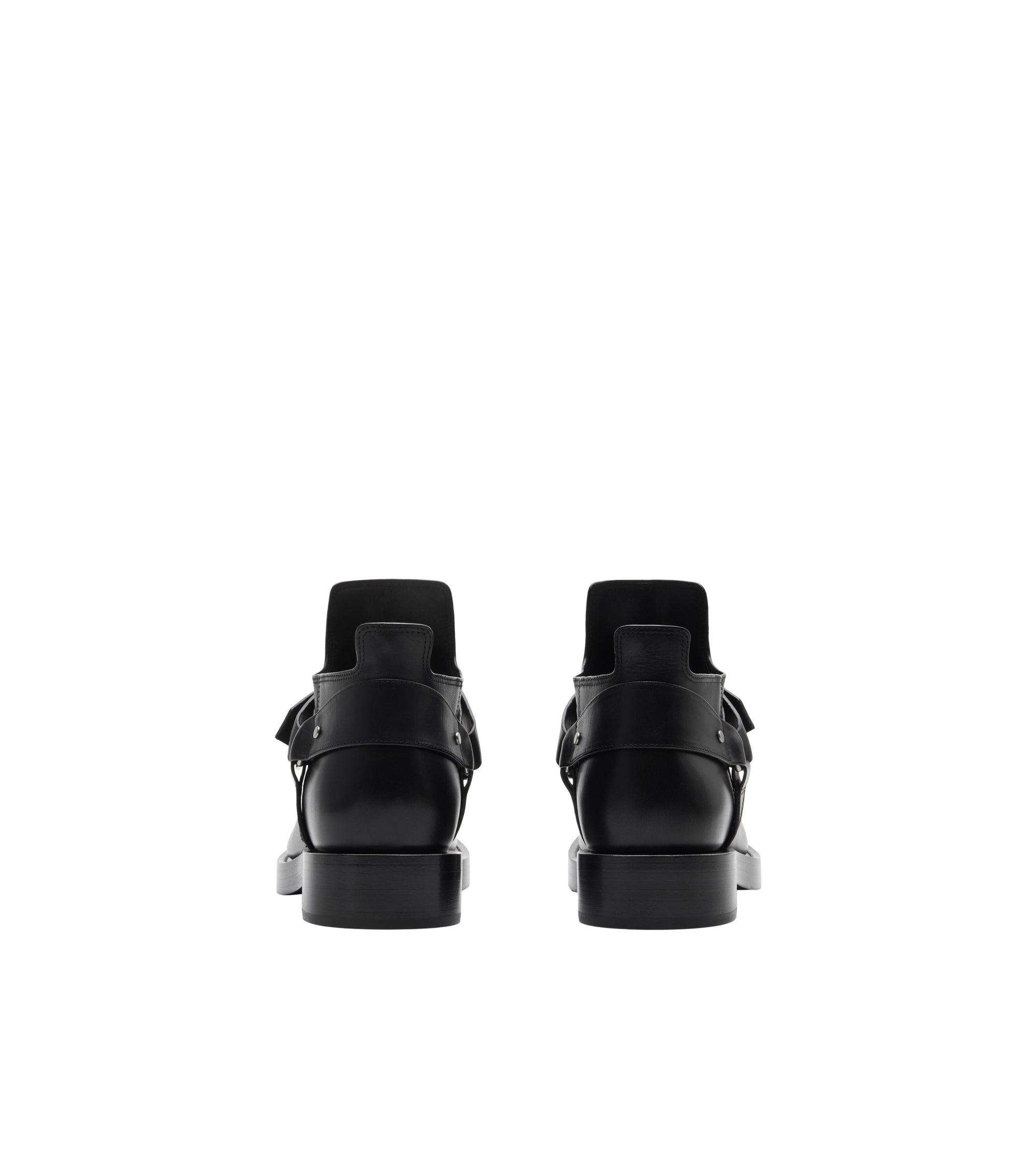 Bottines Saddle en cuir - Black