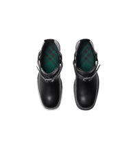 Bottines Saddle en cuir - Black