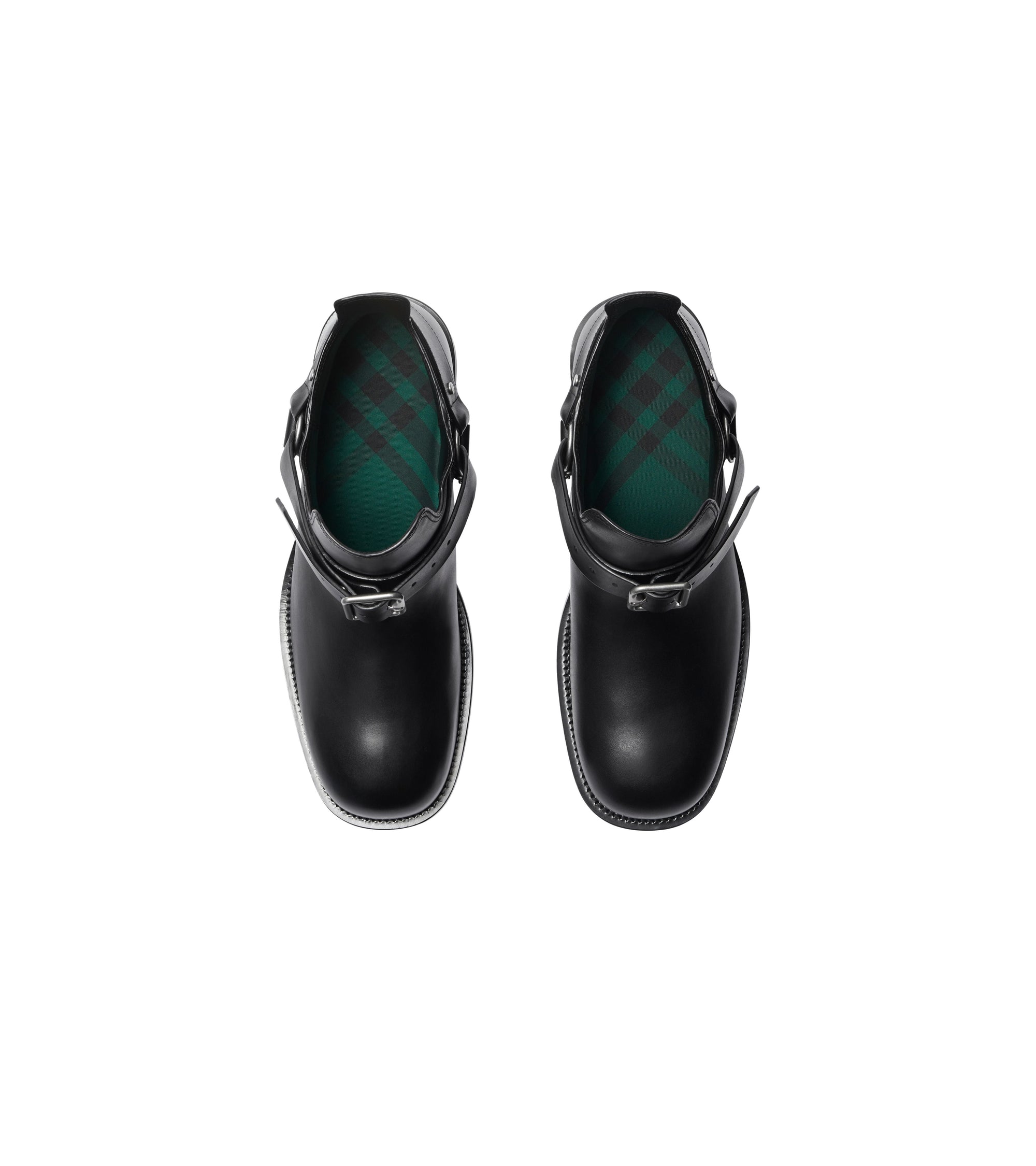 Bottines Saddle en cuir - Black