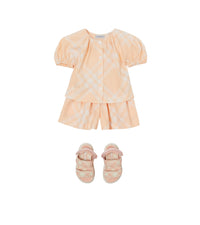 ZZNOSTOCK 0 - Pastel Peach Check