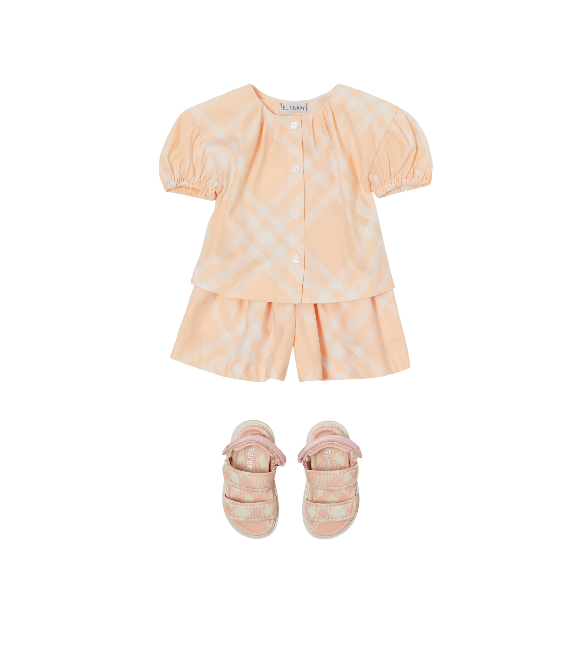 ZZNOSTOCK 0 - Pastel Peach Check