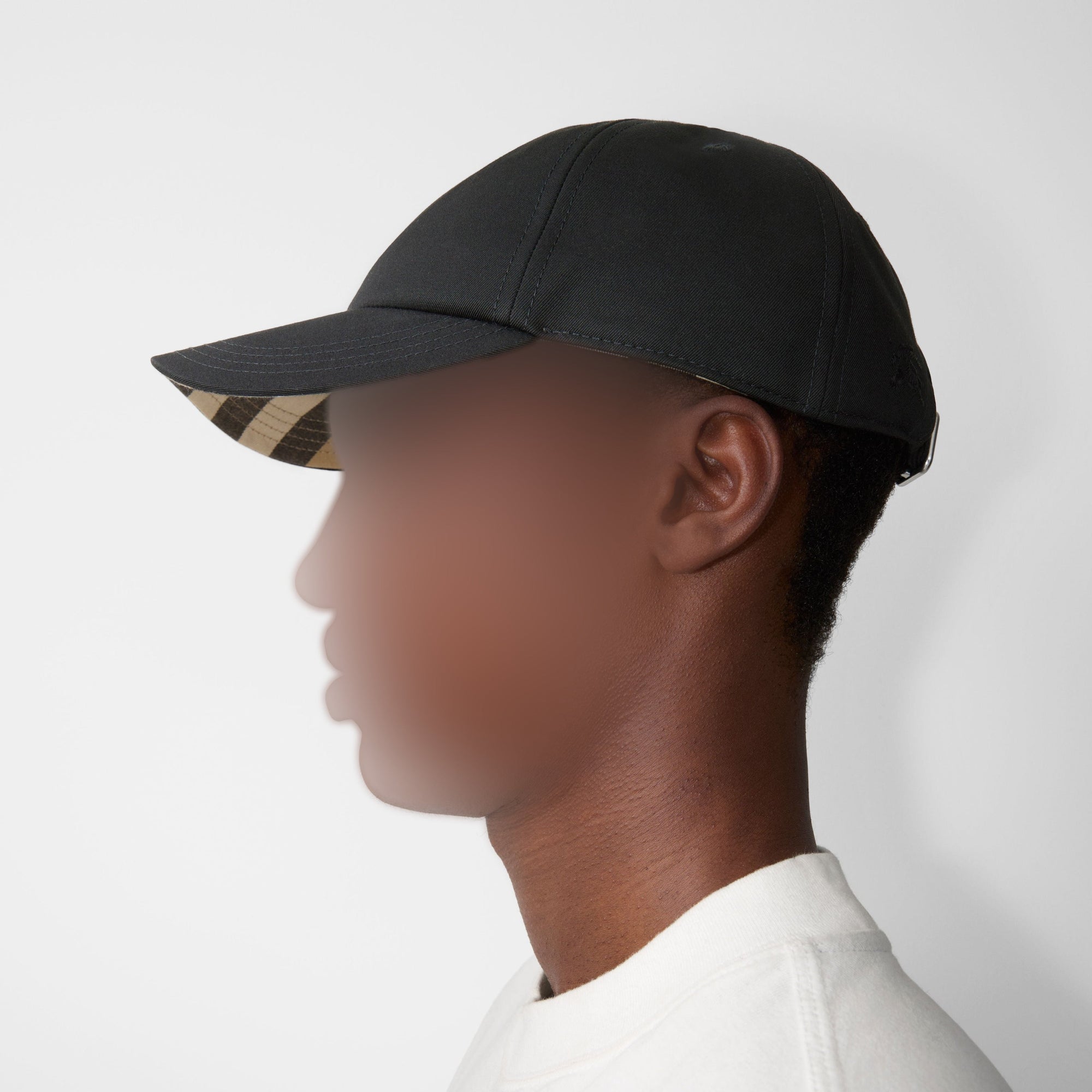 Casquette en coton mélangé - Black