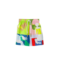 Short de bain à motif cavalier - Multicolour Pattern