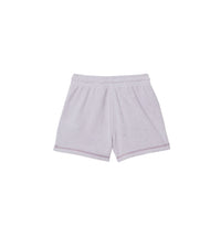 Short en coton éponge mélangé - Muted Lilac