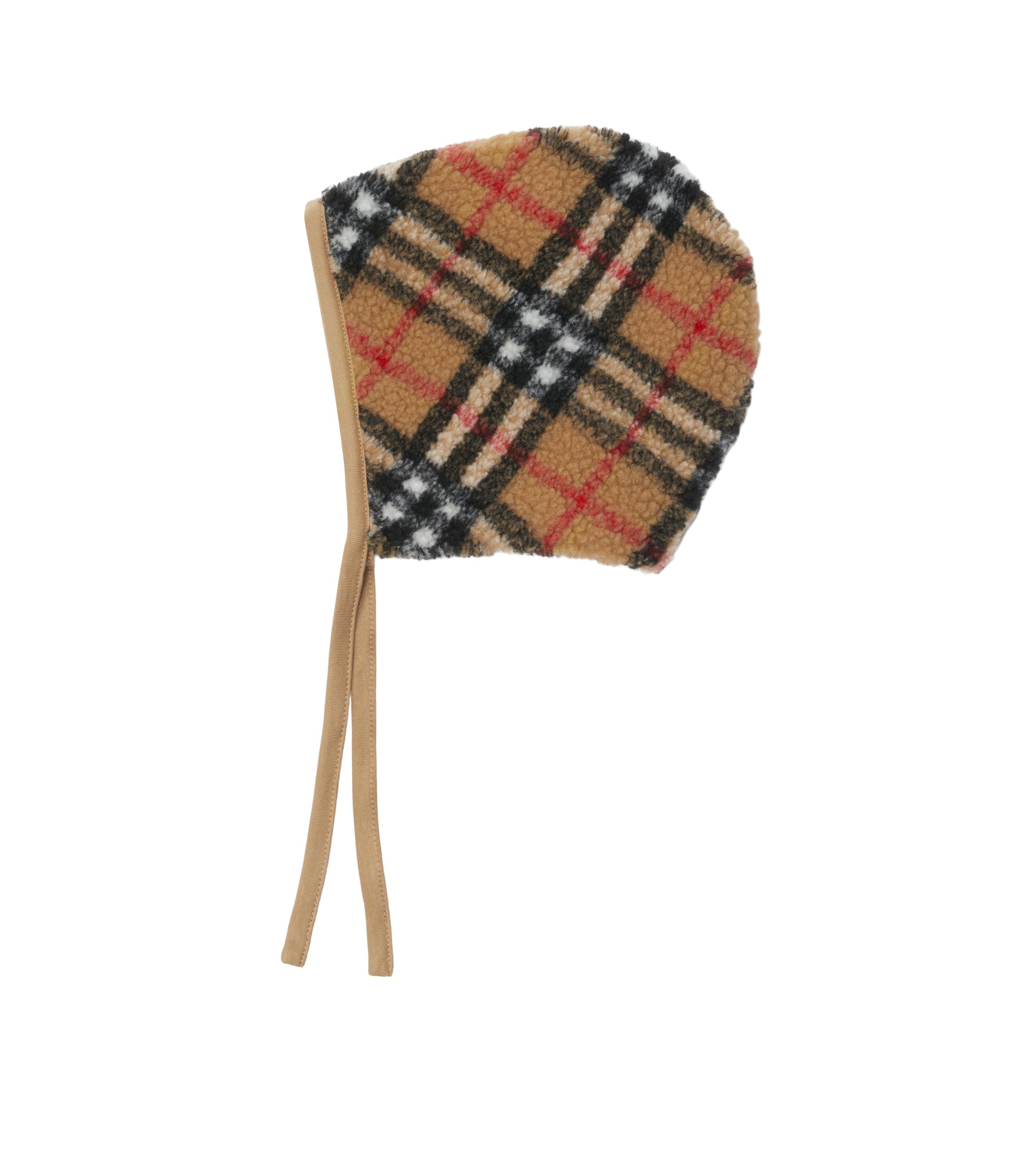 Coffret deux pièces en molleton à motif check - Archive Beige Check
