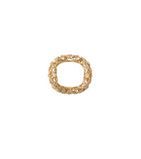 Bague en forme d'épines - Gold & Clear