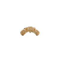 Bague en forme d'épines - Gold & Clear