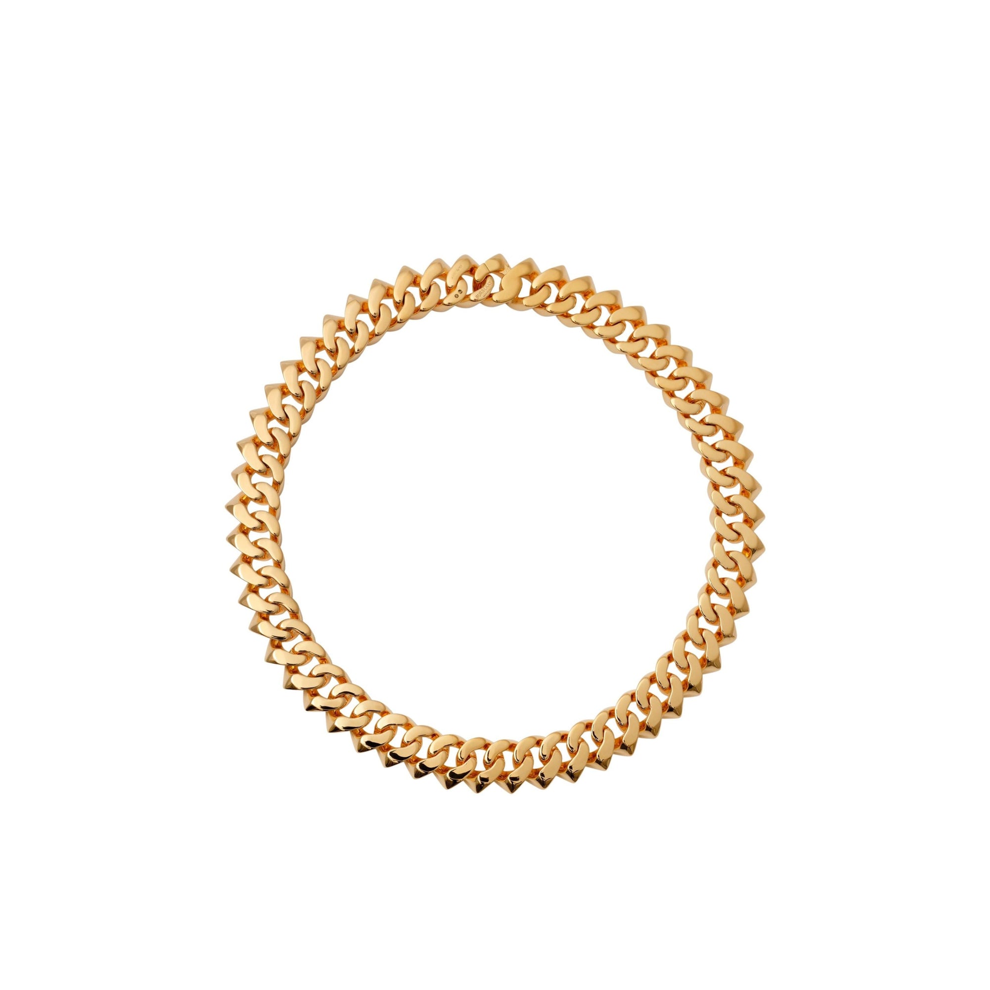 Collier chaîne cubaine à épines - Gold