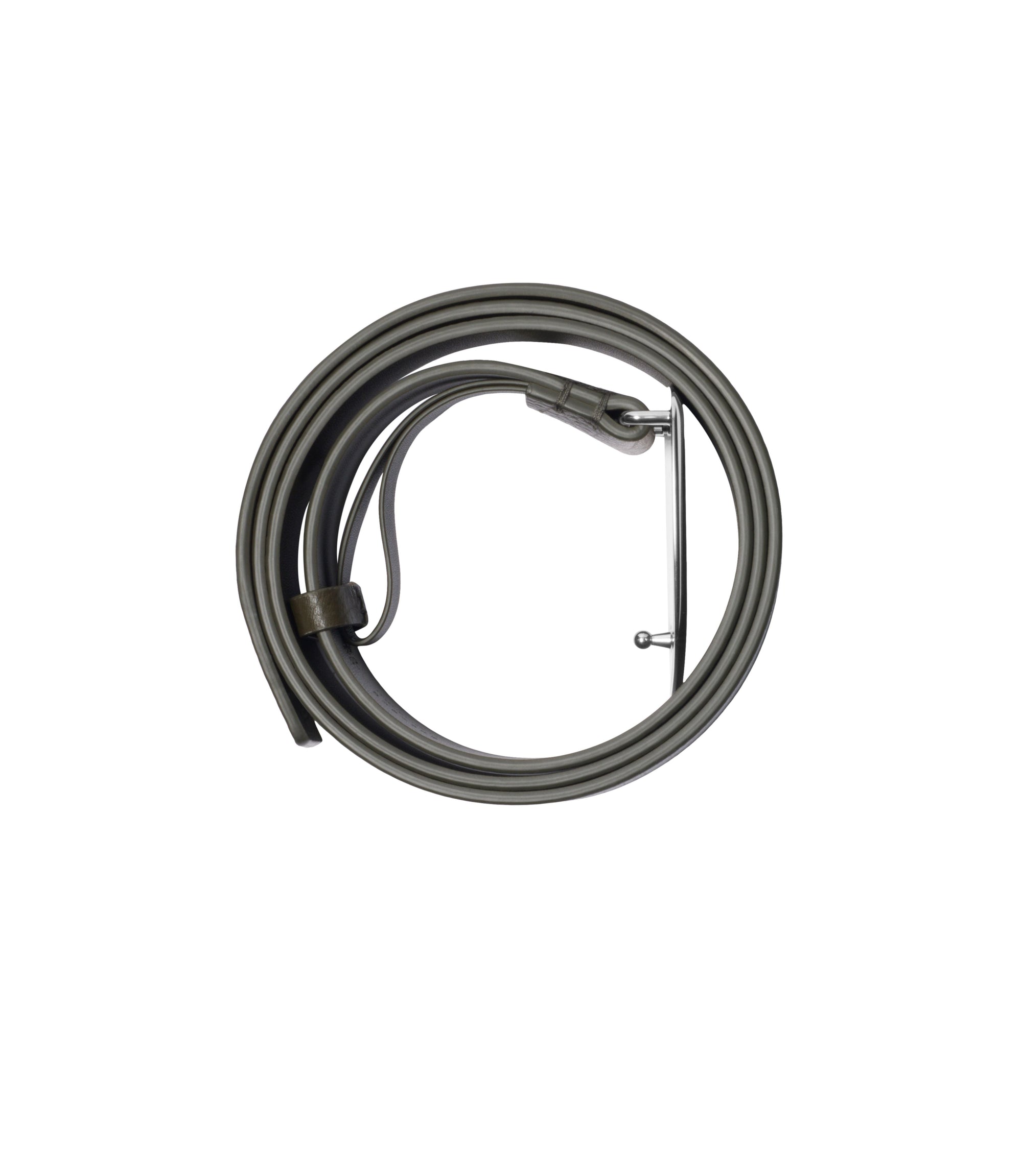 Ceinture Shield en cuir - Coal