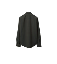Chemise en laine à rayures - Granite