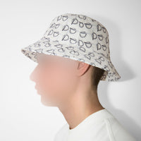 Bob en coton à motif b - White