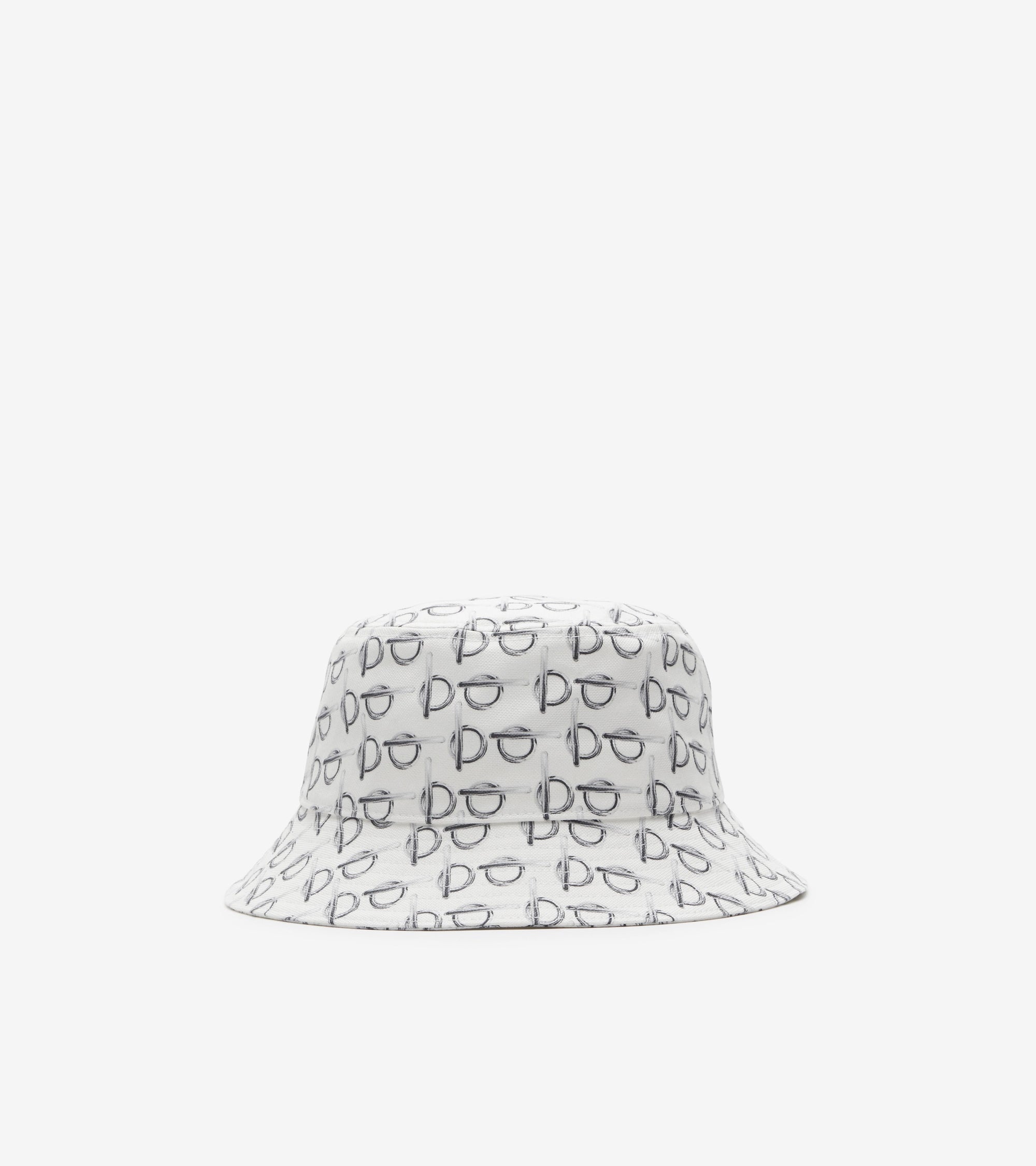 Bob en coton à motif b - White