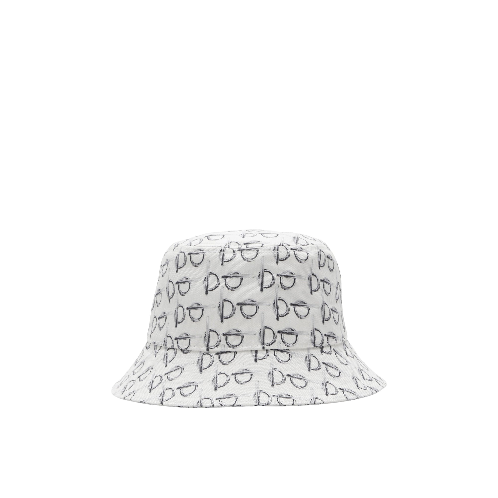 Bob en coton à motif b - White