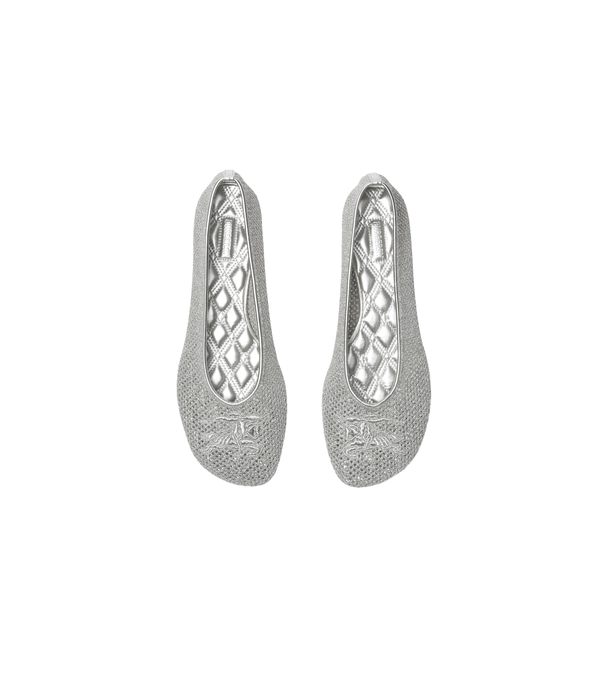 Ballerines en mesh - Silver - 2