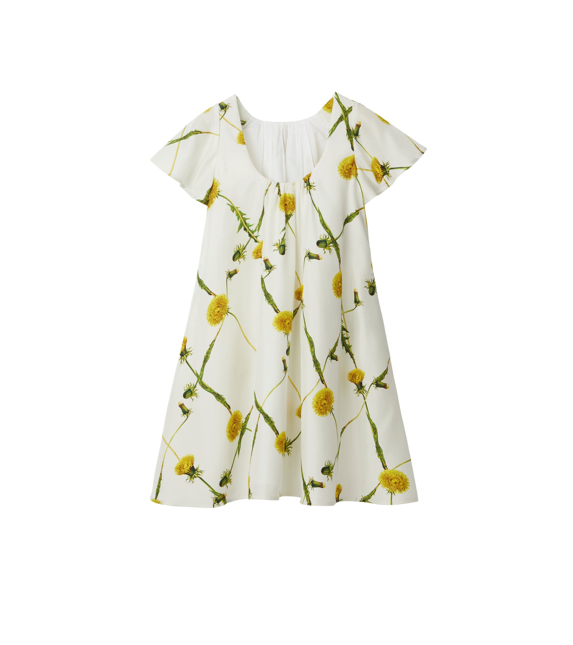 Robe en soie à imprimé pissenlits - Sherbet Pattern
