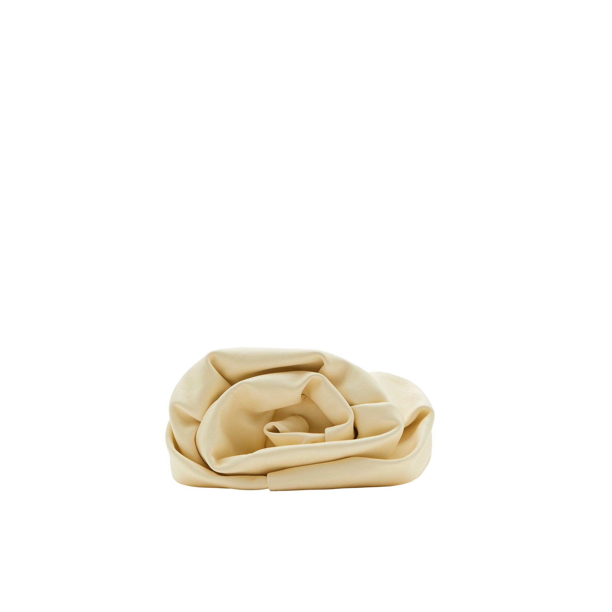 Sac pochette Rose en cuir - Almond