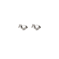 Boucles d'oreilles Horse - Silver