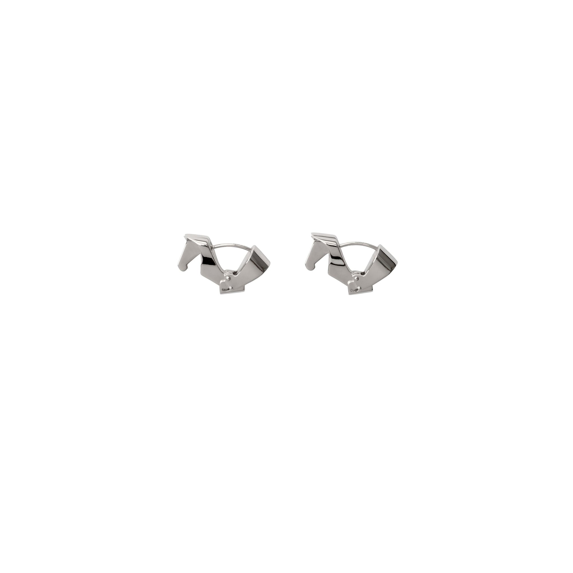 Boucles d'oreilles Horse - Silver