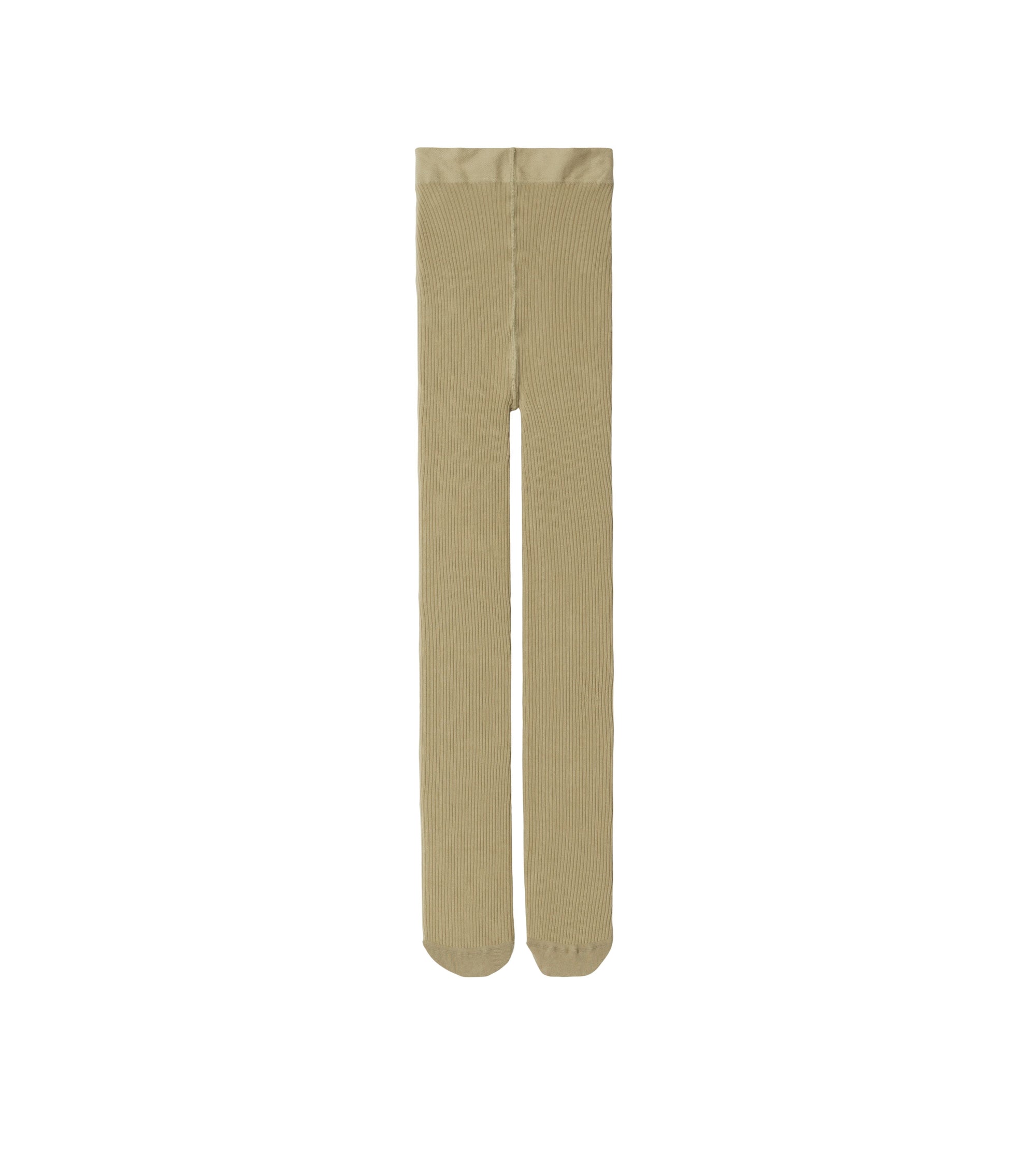 Collants côtelés en laine mélangée - Flax