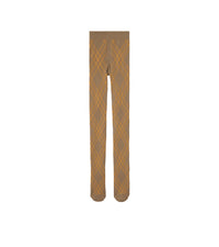Collants en laine mélangée à motif check - Linden & Teak