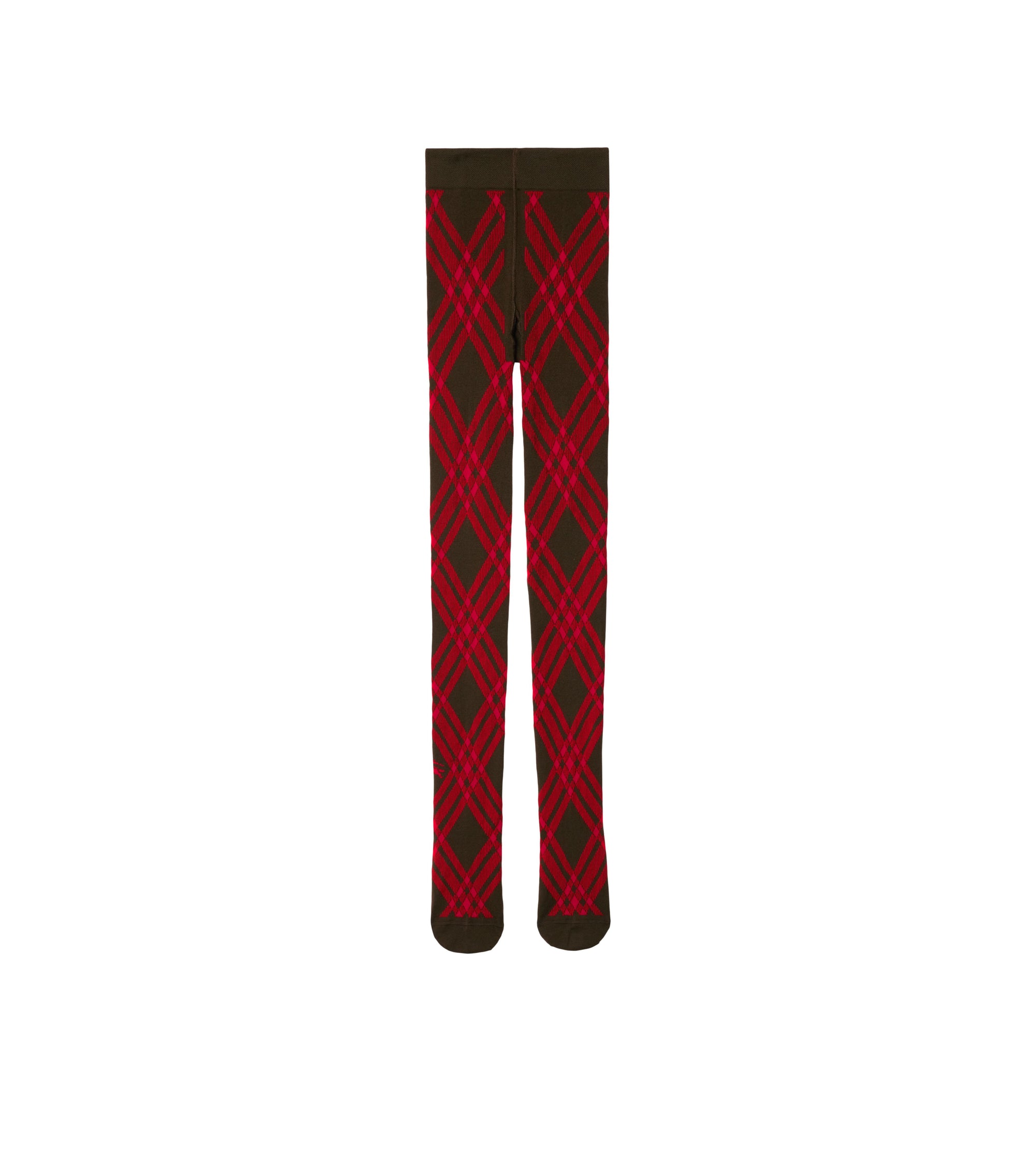 Collants en laine mélangée à motif check - Snug & Pillar