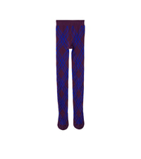 Collants en laine mélangée à motif check - Pansy & Knight