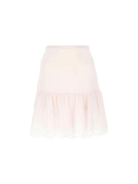 Mini jupe en georgette - Softy Pink