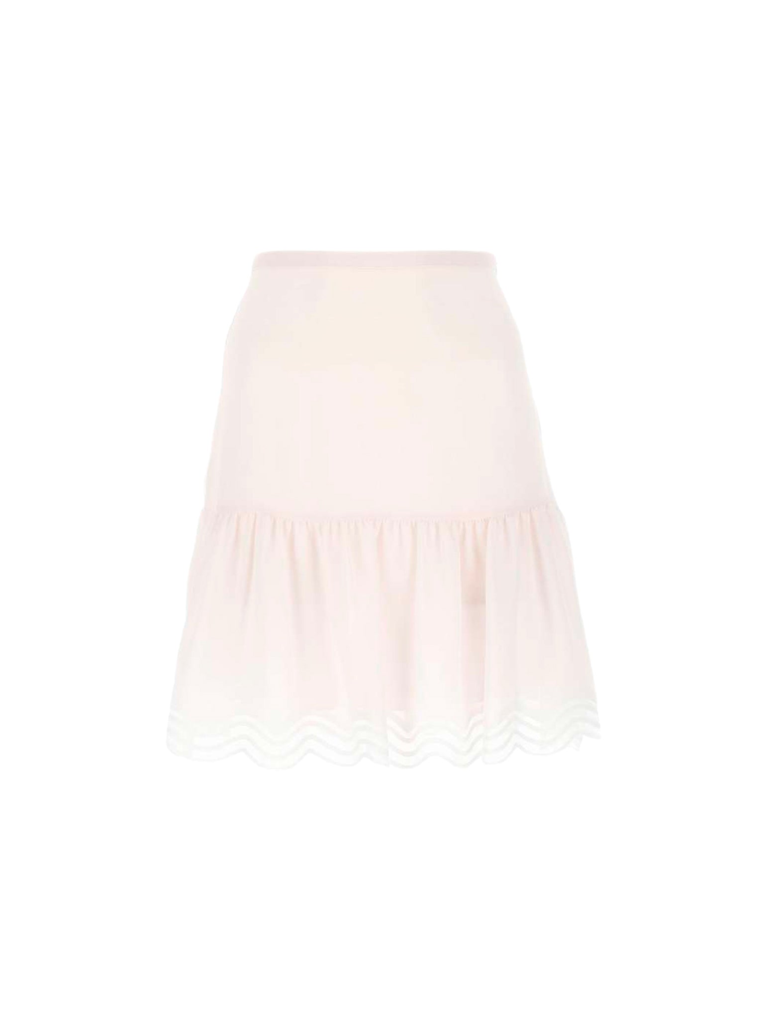 Mini jupe en georgette - Softy Pink