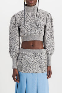 Pull à manches ballons - Black & Grey