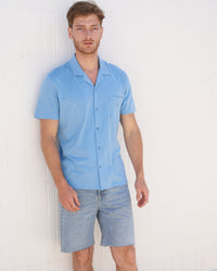 Chemise à manches courtes - Morning Blue