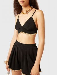 Soutien gorge à bord contrasté - Light Gold & Black