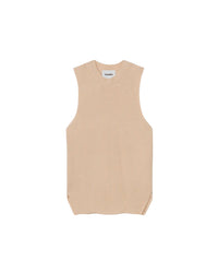 Débardeur Leela en laine mérinos - Beige