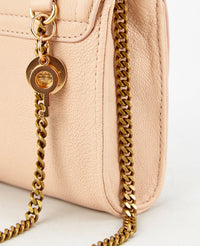 Mini sac Lois en cuir de mouton souple - Nude