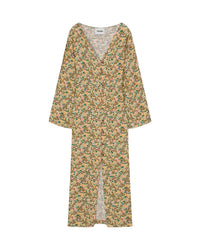 Robe longue Verda en crépon - Ditsy Floral