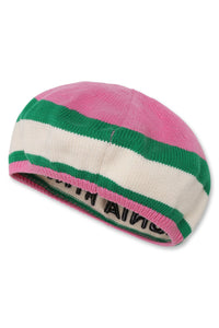 Bonnet béret - Rose