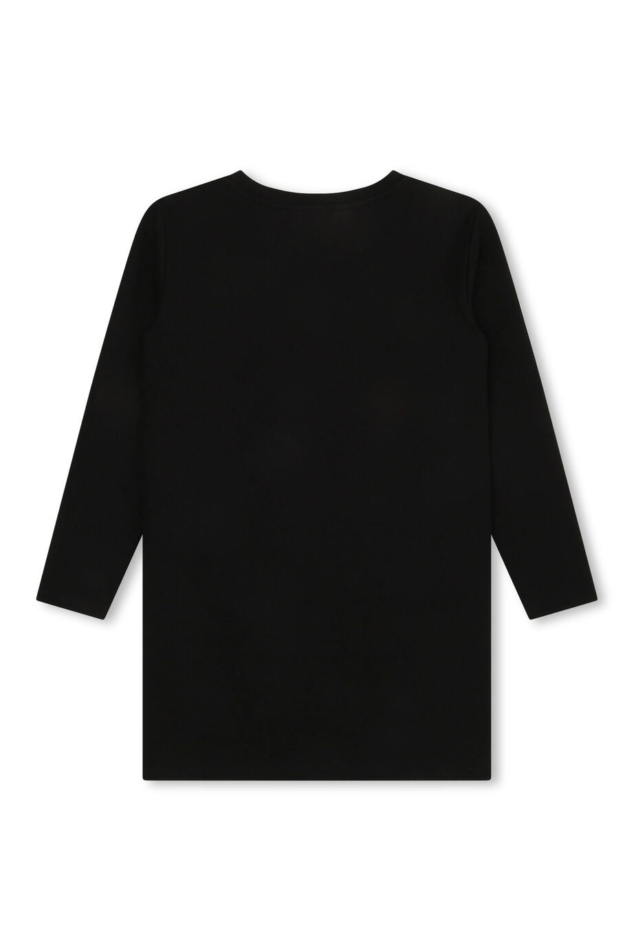 Robe rayée coupe droite - Noir