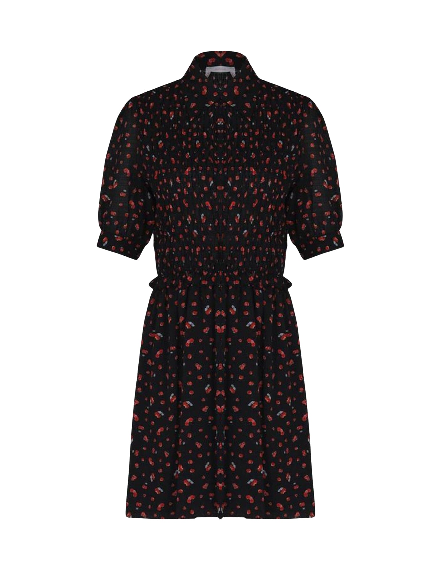 Mini robe polo - Black & Red