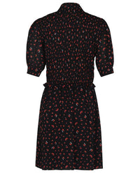 Mini robe polo - Black & Red
