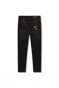 Pantalon droit en jean - Noir