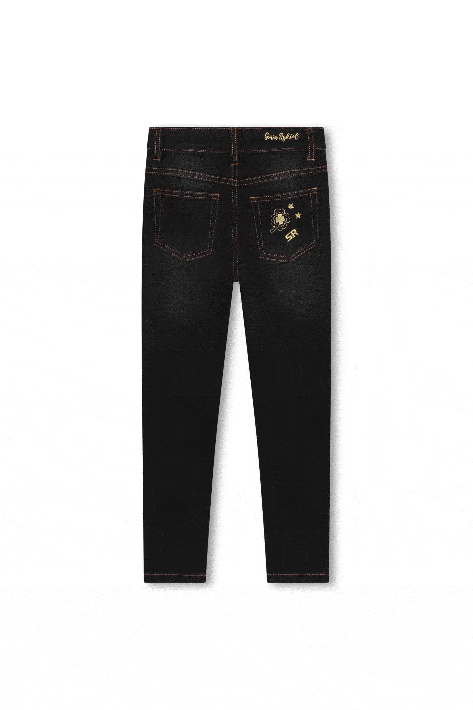 Pantalon droit en jean - Noir
