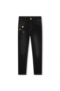 Pantalon droit en jean - Noir