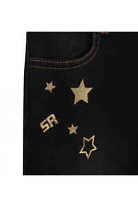 Pantalon droit en jean - Noir