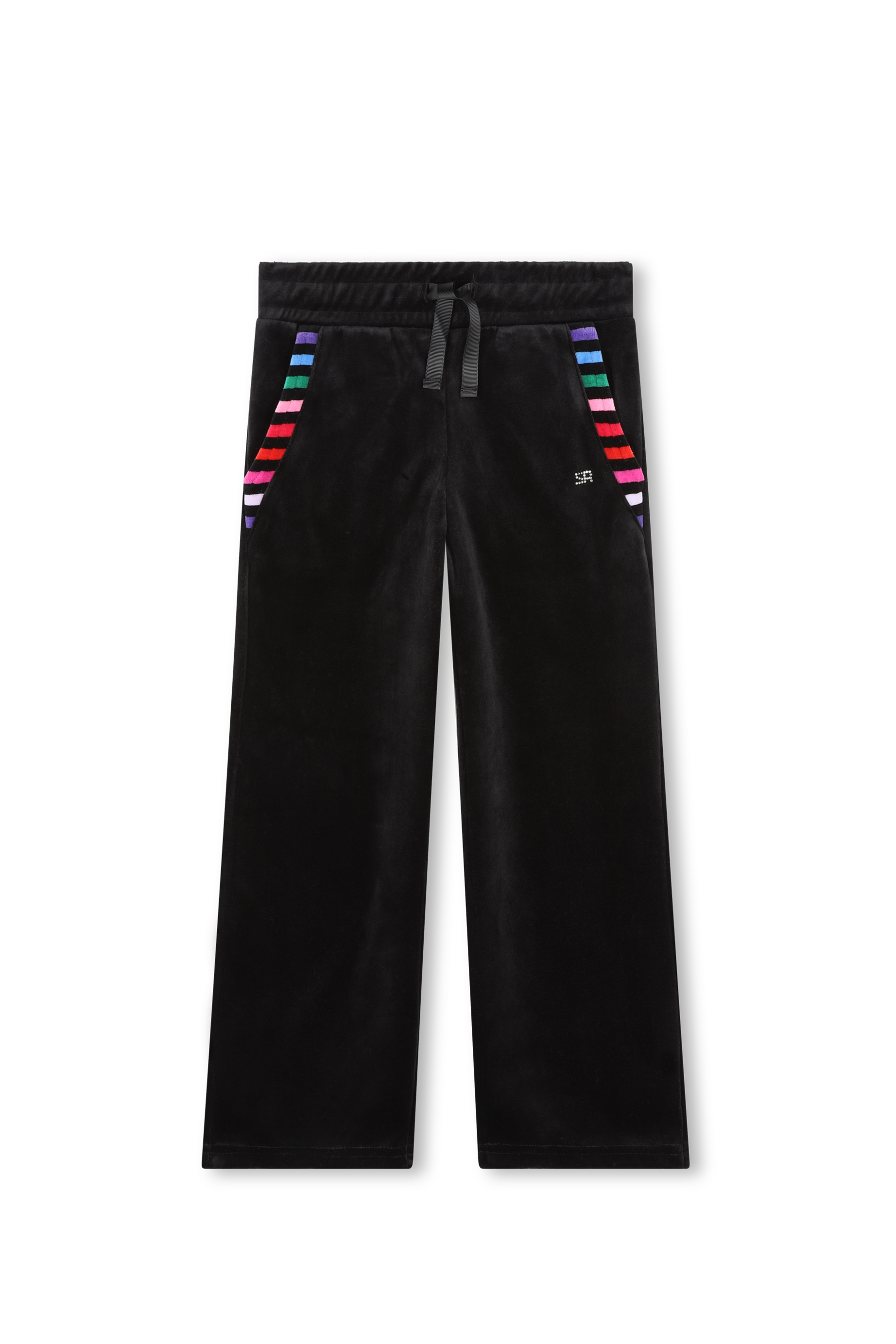 Pantalon effet peau de pêche - Multicolor